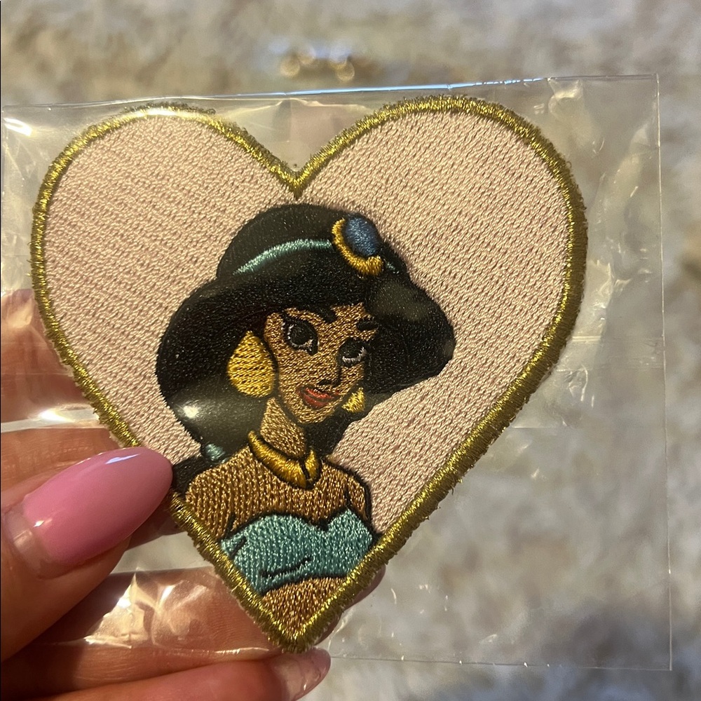 Stoney Clover Lane Heart Patch with Gold Trim